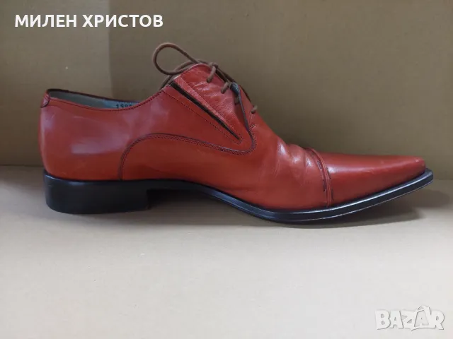 Cesare Paciotti-100% Оригинал Естествена Кожа-№42,5(43), снимка 3 - Официални обувки - 47776257