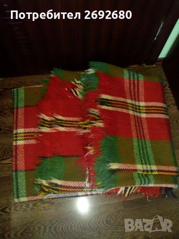 Вълнени губери комплект за две табуретки+ъглов диван/нови родопски одеала 160/220см., снимка 6 - Други - 48415135