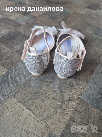 Детски Блестящи балеринки H&M 29, снимка 4 - Детски сандали и чехли - 53706599