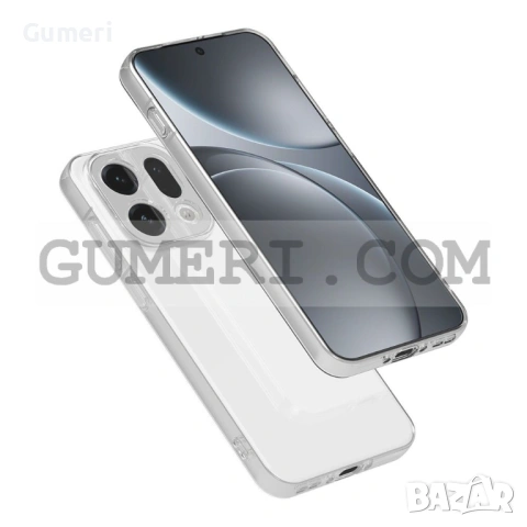 Силиконов Гръб със Защита за Камерата за Oppo Find X9 Pro, снимка 2 - Калъфи, кейсове - 53266117