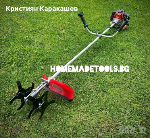 Немски бензинов тример за трева werstil 72 куб. + фреза за бензинов тример, снимка 6 - Градинска техника - 42074604