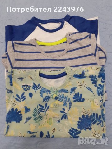 комплект тениски George за момченце, снимка 2 - Бебешки блузки - 34404568