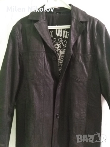 Мъжко Яке от естествена кожа , снимка 3 - Якета - 51624457