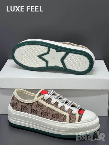 Gucci ⚜️Дамски Кецове , снимка 2 - Кецове - 55944575