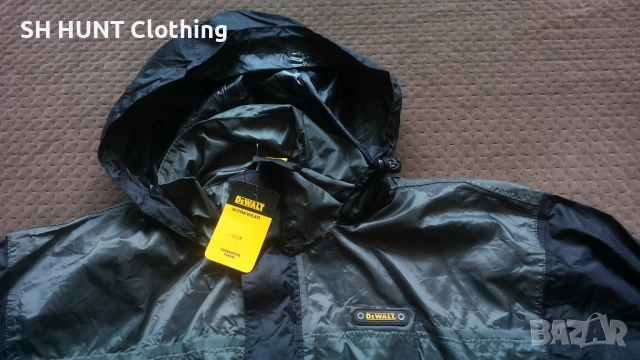 De WALT BREATHABLE RAINSUIT Jacket размер L / XL работно яке ветровка W4-618, снимка 6 - Якета - 52026046