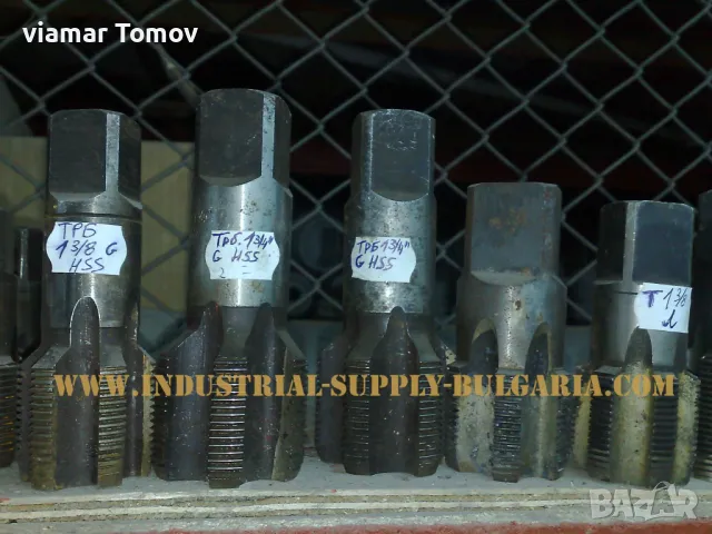 Метчици с тръбна и цолова резба , снимка 4 - Други инструменти - 49263900