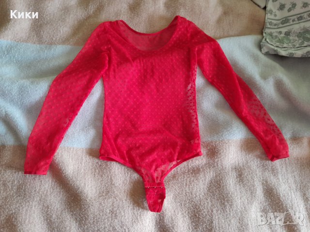 Червено боди със сърце/сърца