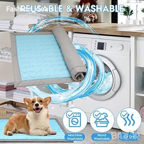 Нова охлаждаща постелка за кучета котки 90×60см. за многократна употреба  , снимка 6 - Други стоки за животни - 41822637