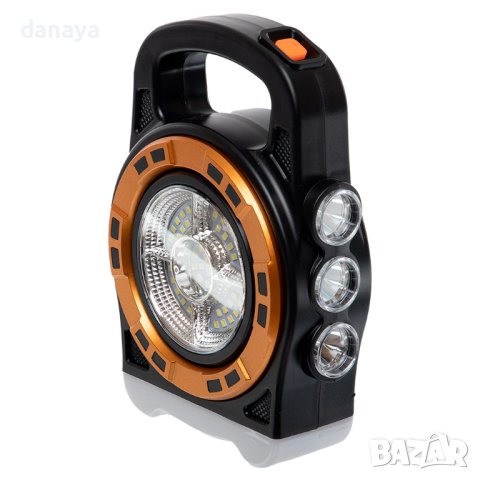 3765 Соларна къмпинг лампа, USB, 20W, функция POWERBANK, снимка 7 - Къмпинг осветление - 40955952