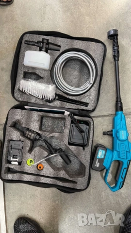 Водоструйка Безчеткова Акумулаторна 6в1 36V 8,0AH KRAFTROYAL 200bar 3500W с Дисплей Пръскачка , снимка 9 - Други инструменти - 51497305