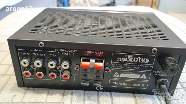 Стерео усилвател Mc Voice 30W перфектен , снимка 4 - Аудиосистеми - 56067498