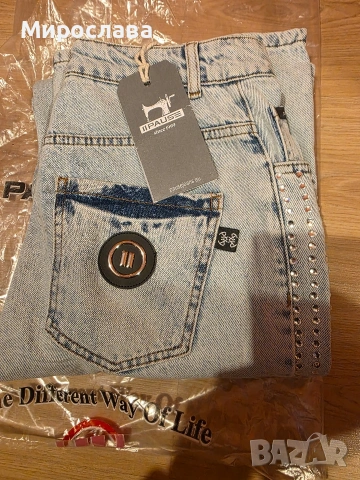 Чисто нови дънки Pause jeans, с етикет, L размер, снимка 3 - Дънки - 53781769