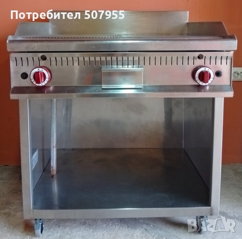 Професионална, италианска, газова скара-плоча на база OFCAR, снимка 5 - Обзавеждане на кухня - 52774150