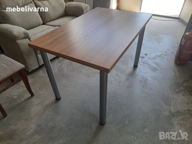 Маса с метални крака 75/120/75 см, снимка 5 - Маси - 42685671