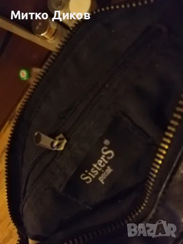 Чанта за кръста Sister Point маркова 29х12х9см естествена кожа отлична, снимка 5 - Чанти - 47867100