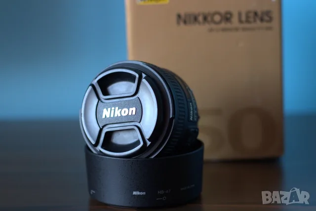 Обектив Nikon AF-S 50mm f1.8G, снимка 3 - Обективи и филтри - 55890183