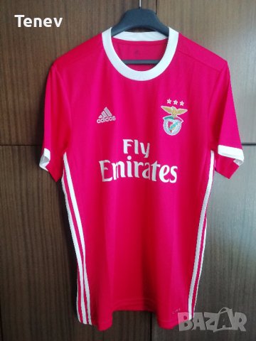 Бенфика Адидас Оригинална Нова Тениска Фланелка Benfica Adidas M Екип 