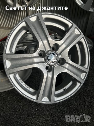Джанти 15 Цола 4х100 за Skoda Citigo  / Brock RC 19 Нови, снимка 4 - Гуми и джанти - 39791714