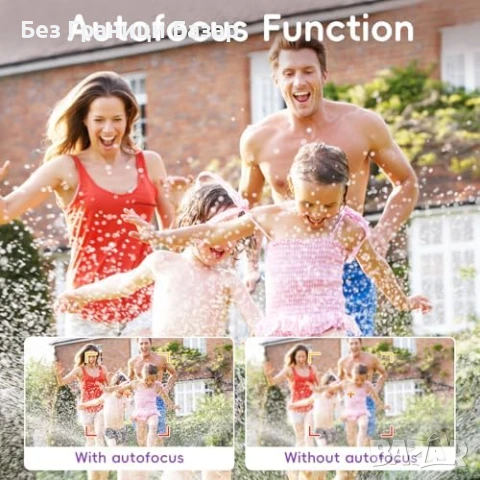 Нова Подводна камера за деца и начинаещи 32GB, 18X зуум, 2.8" екран, снимка 5 - Камери - 50940555