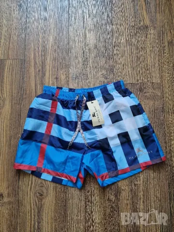 Страхотни мъжки къси шорти за плаж TOMMY HILFIGER & BURBERRY бански размер S,M, L,XL,2XL, 3XL , снимка 7 - Бански - 50091741