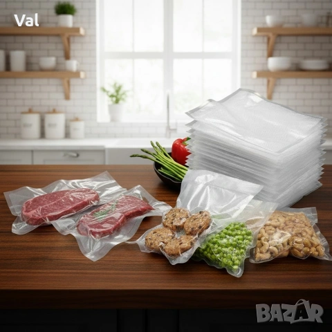 Вакуумни пликове за запечатване на храни – комплект 30 броя в 3 размера, снимка 5 - Други - 53035873