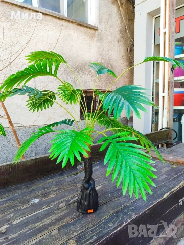 Изкуствени палми 90 см, снимка 2 - Декорация за дома - 53845913