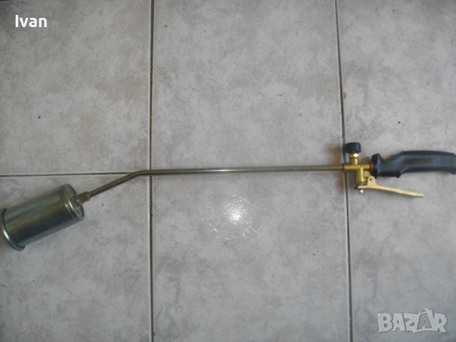 Нова Горелка На Газ Пропан-Бутан За Покриви/Хидроизолации-73см/ф70мм/Бронз Глава/Спусък, снимка 2 - Други инструменти - 41393225