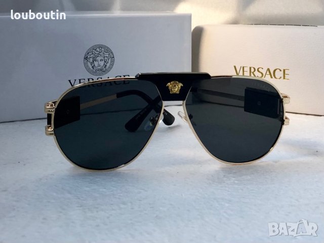 Versace VE2252 мъжки слънчеви очила авиатор унисекс дамски, снимка 9 - Слънчеви и диоптрични очила - 41770534