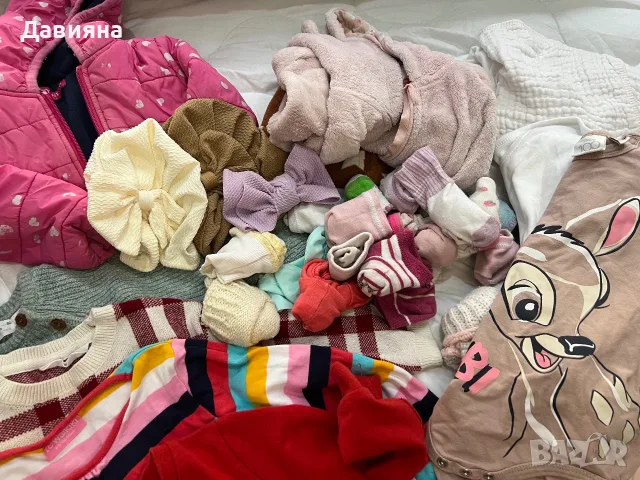 Много дрешки за бебешки момичета (6-12 месеца) - Подарявам ги., снимка 4 - Комплекти за бебе - 56208052