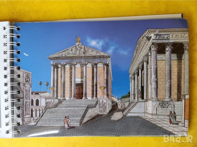 Рим, Остия, Помпей - археология / Archaeological Rome + 24 цв.накладки, , снимка 4 - Други - 40302722