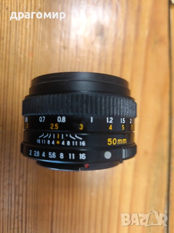 MAMIYA - SEKOR E 50 mm 1:2 S , снимка 3 - Обективи и филтри - 53704361