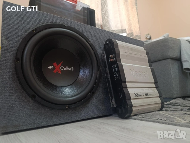 Бас каса 10 + усилвател, снимка 2 - Ресийвъри, усилватели, смесителни пултове - 53009254