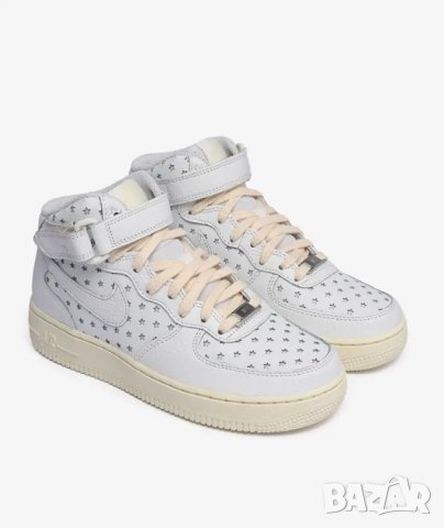 Нови и Намалени Nike Air Force 1 Mid 'Cut Out Stars' Дамски Маратонки Номер 37,5 / 23,5см, снимка 1 - Маратонки - 42076478