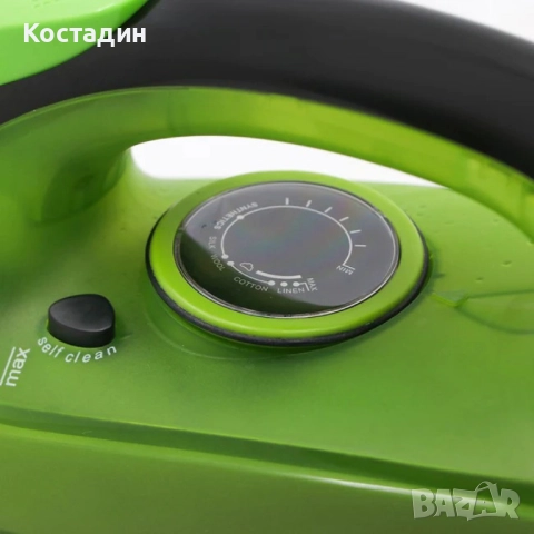 Безжична парна ютия 2400W с керамична плоча – двойна функция за парно и сухо гладене, 483, снимка 4 - Ютии - 52298877