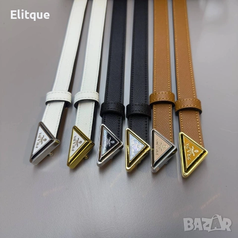 колани от естествена кожа в кутия prada