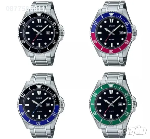 НОВ CASIO MDV-107D-1A1VEF MDV-107D ЧАСОВНИК КАСИО MDV-107D-3 MDV-107D-1A22VDF +, снимка 2 - Мъжки - 50380836