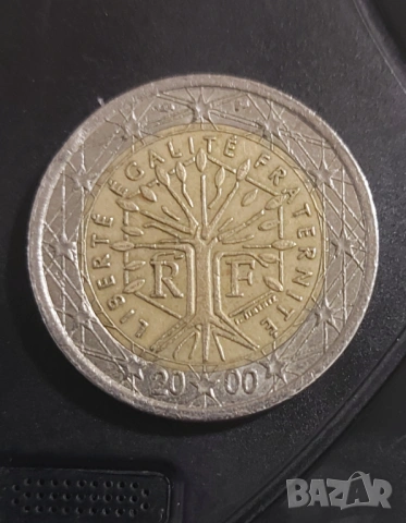 2 евро, 2000г., Франция, ”Дървото на живота” 
