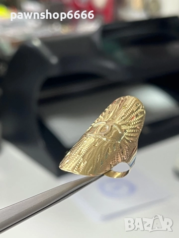Златен пръстен 14 К, снимка 3 - Пръстени - 52824927