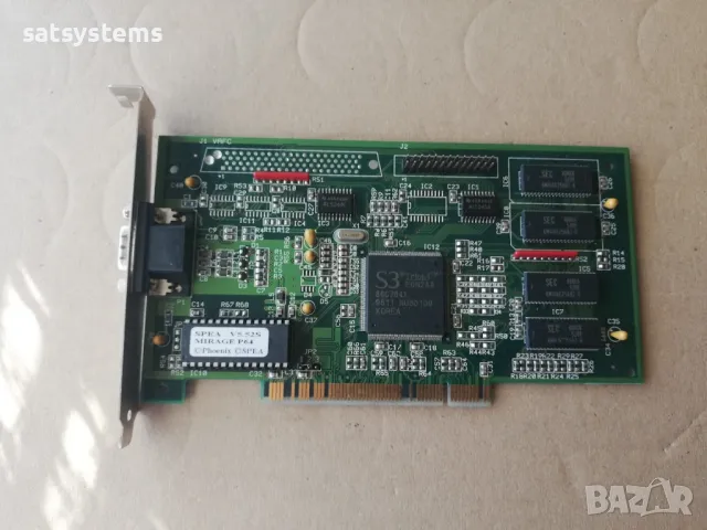 Видео карта SPEA V7 Mirage P64 S3 Trio64 2MB PCI