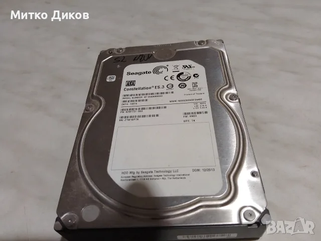 Вътрешен твърд диск за компютър нов Seagate Constelation ES.3 model ST 1000 NM 0033 1TB