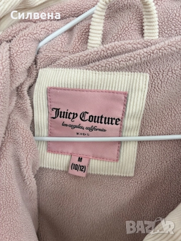 Яке с качулка за момиче Juicy Couture  – 10–12 г., снимка 2 - Детски якета и елеци - 56271990
