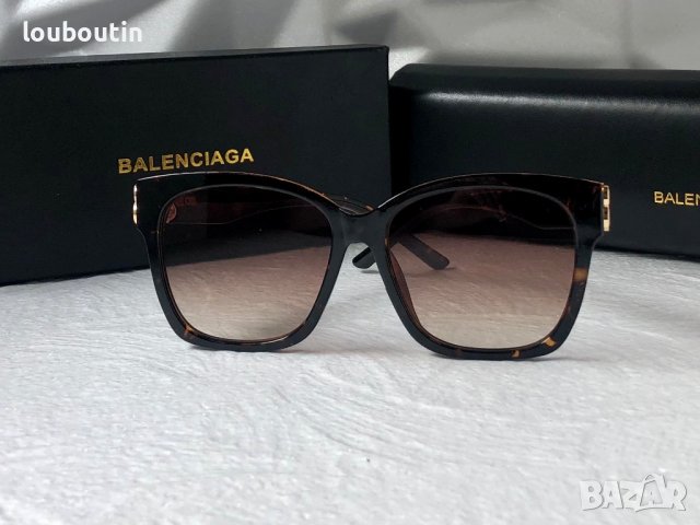 Balenciaga дамски слънчеви очила котка котешки очи 2 цвята, снимка 9 - Слънчеви и диоптрични очила - 40789932