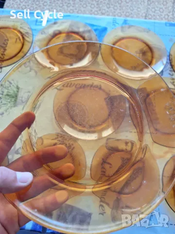 ✅ СЪТКЛЕНИ ЧИНИИ - ЖЪЛТИ ❗, снимка 4 - Чинии - 47426263