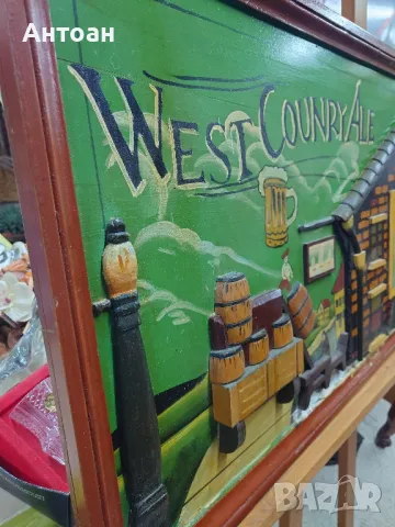 Винтидж релефна картина - ръчна изработка , снимка 2 - Картини - 48541264