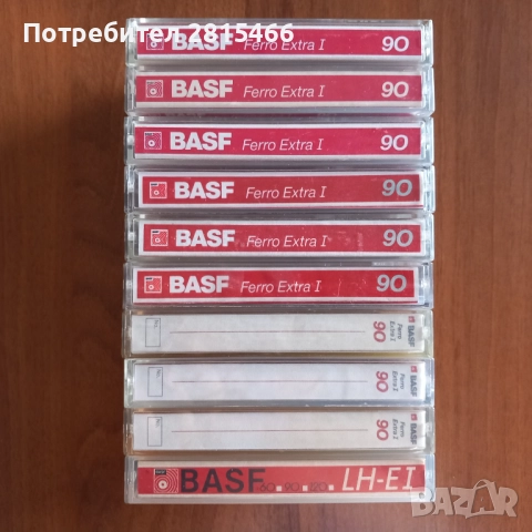 Лот 10бр. BASF аудио касети/касетки, снимка 12 - Аудио касети - 48431194
