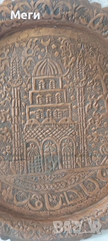 Винтидж меден поднос , снимка 3 - Антикварни и старинни предмети - 53061636