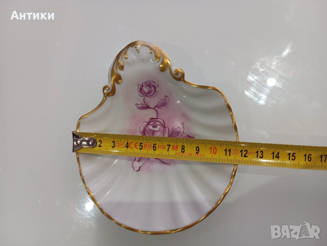 Стара порцеланова картина с печат , снимка 7 - Картини - 52625473