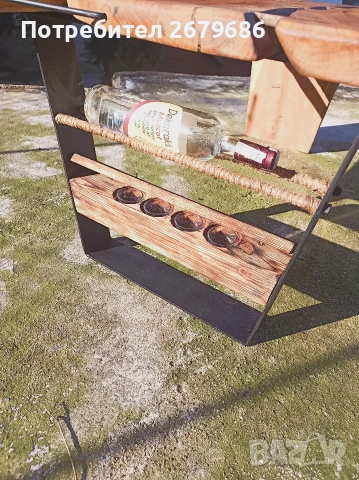 Ръчно изработена холна маса от масивен дъб и круша , снимка 7 - Маси - 53160600