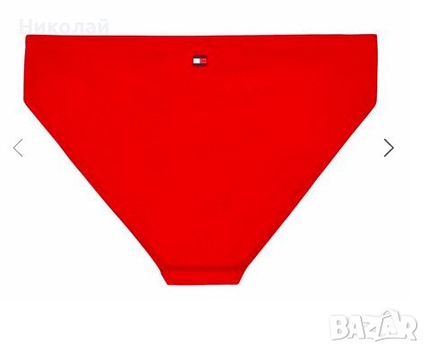 TOMMY HILFIGER Girls Navy, Red & White Logo Bikini детски баски долнище, снимка 8 - Детско бельо и бански  - 41845347
