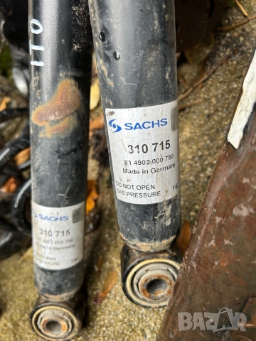 задни амортисьори VW Touran 2003-2015 Sachs 310715, снимка 2 - Части - 52550328